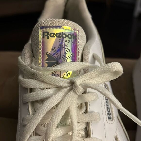 Reebok‎ Glide Ripple Clip Sneakers White/Iridescent. Women’s Size 11. - Picture 6 of 8